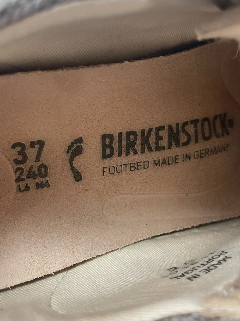 Birkenstock Bend Low Canvas Whale Gray Sneakers Size 37 Women’s 6 Narrow Medium